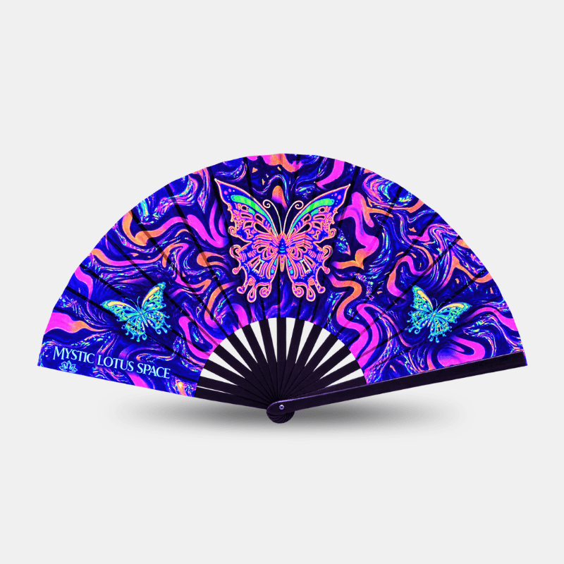 Custom Glow-in-the-dark UV Accordion Fans