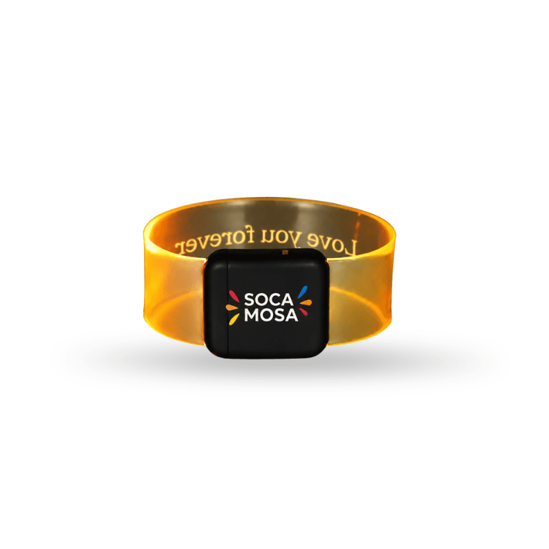 Custom LED Promotional Wristbands Sound-Activated  