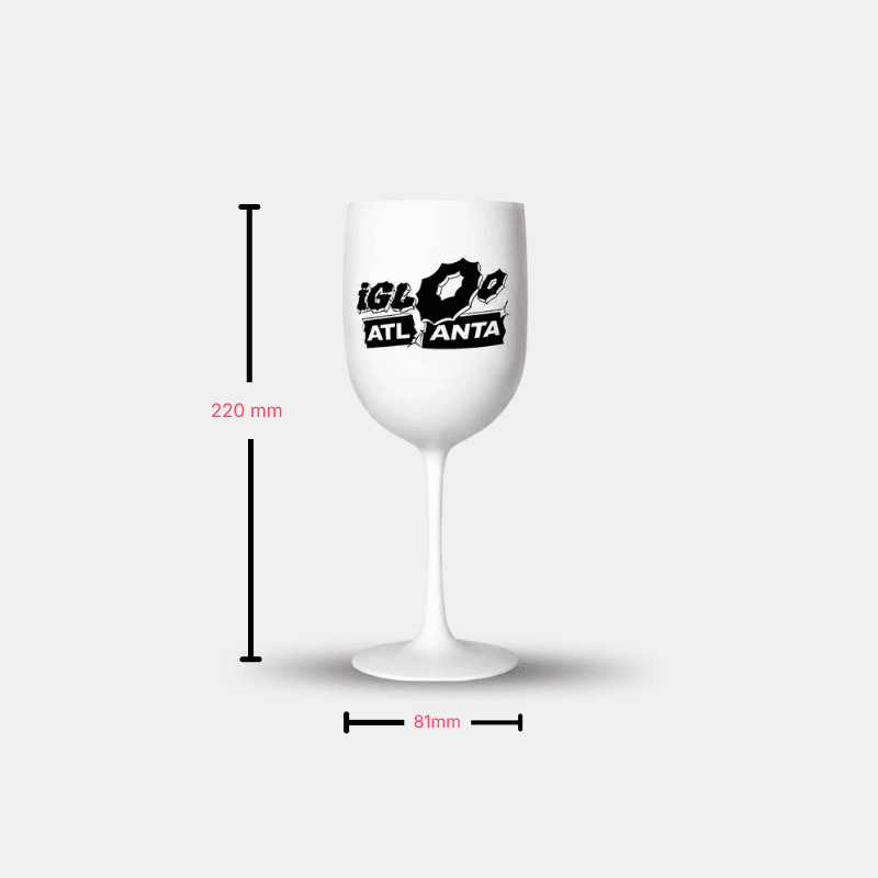 Plastic Wine Goblets — Coloured