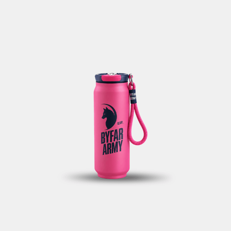 500 ml Soda Can Tumbler — With Lid & Carry Strap