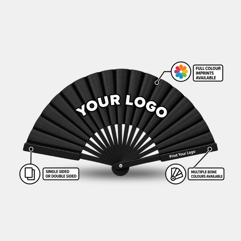 Custom Glow-in-the-dark UV Accordion Fans