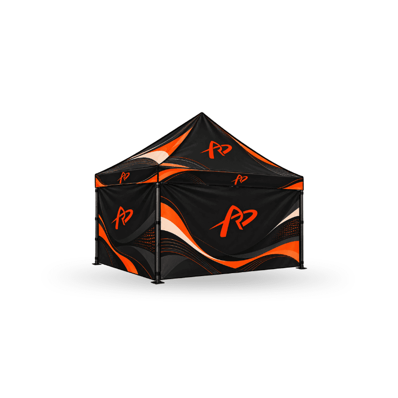 custom tent including aluminium frame and wheel carry bag 4 full walls