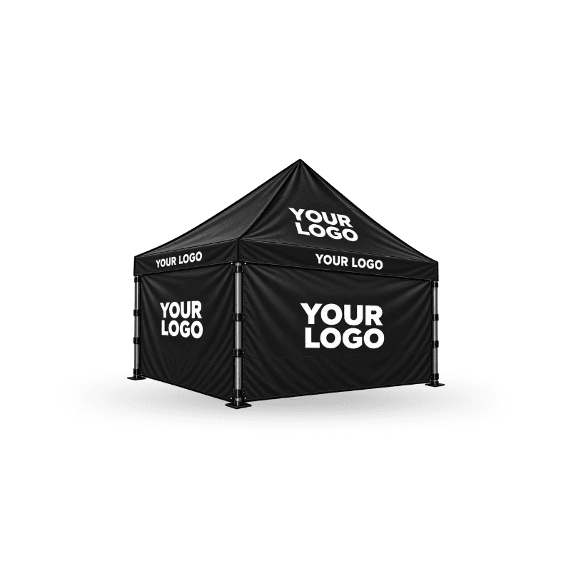 custom tent including aluminium frame and wheel carry bag 4 full walls