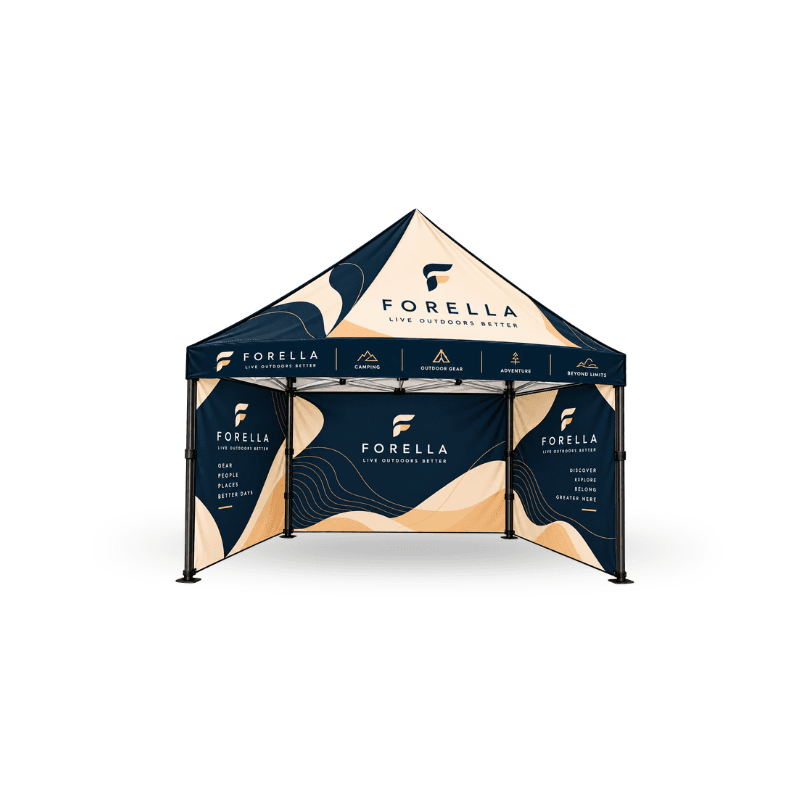 custom tent including aluminium frame and wheel carry bag top + 3 walls
