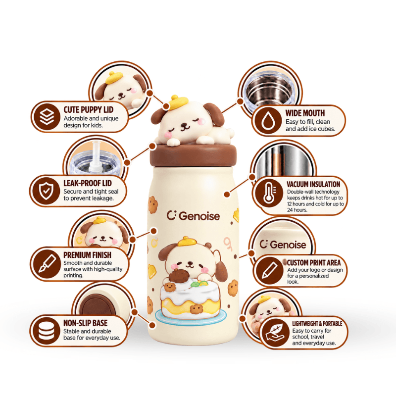 Cartoon Figurine Milk Cup